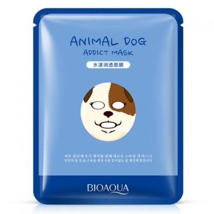 Bioaqua Маска  для лица Собака увлажняющая Animal Dog Mask (30г)