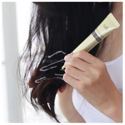 Восстанавливающая ночная сыворотка для волос с кератином La'Dor Snail Sleeping Hair Ample